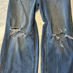 SO Light Blue High Rise Wide Leg Jeans